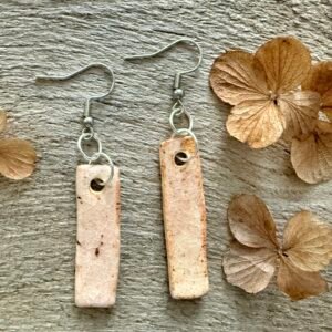 Hand made clay earings