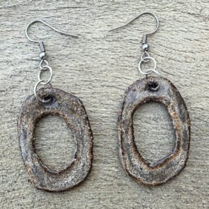 hand made clay earings