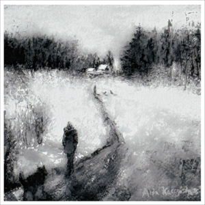 Home black&white winter print